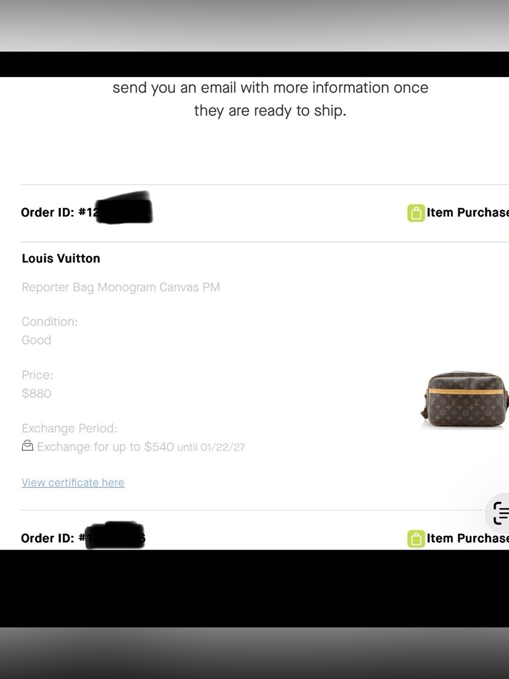 Louis Vuitton Reporter Bag Monogram Canvas PM - Picture 13 of 13